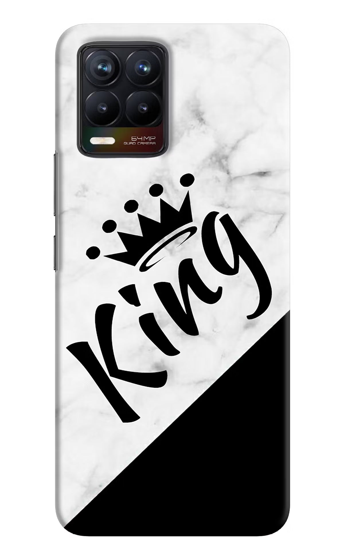King Realme 8/8 Pro (not 5G) Hard Case Back Cover by Casekaro