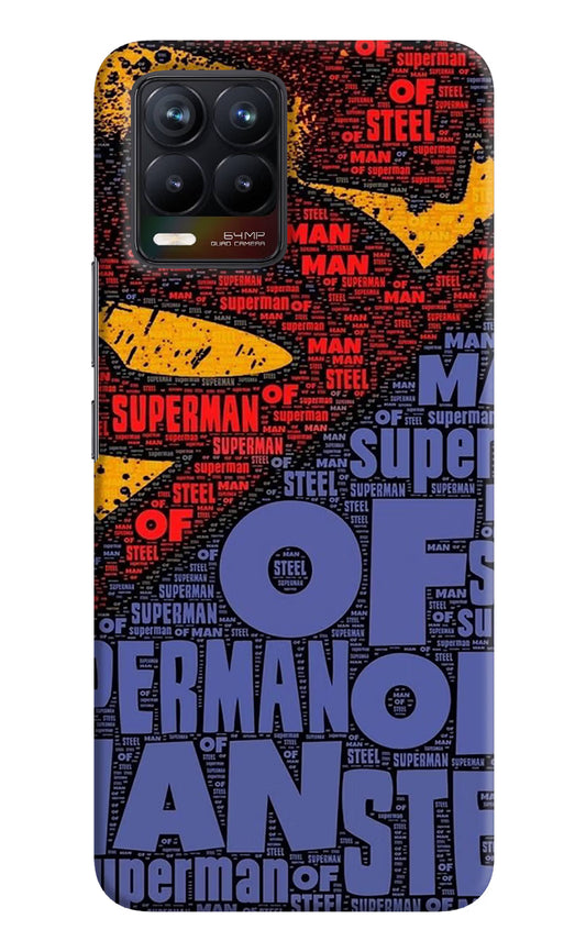 Superman Realme 8/8 Pro (not 5G) Hard Case Back Cover by Casekaro