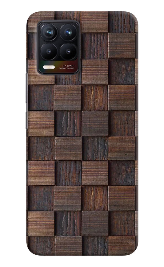 Wooden Cube Design Realme 8/8 Pro (not 5G) Hard Case Back Cover by Casekaro