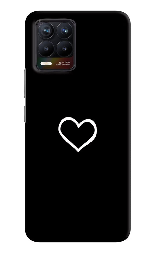 Heart Realme 8/8 Pro (not 5G) Hard Case Back Cover by Casekaro