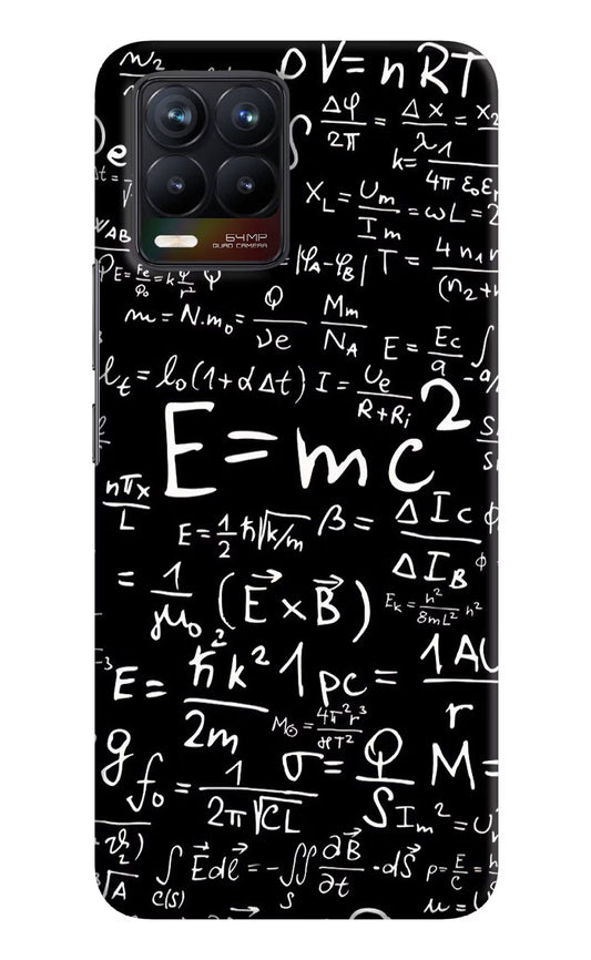 Physics Formula Realme 8/8 Pro (not 5G) Hard Case Back Cover by Casekaro