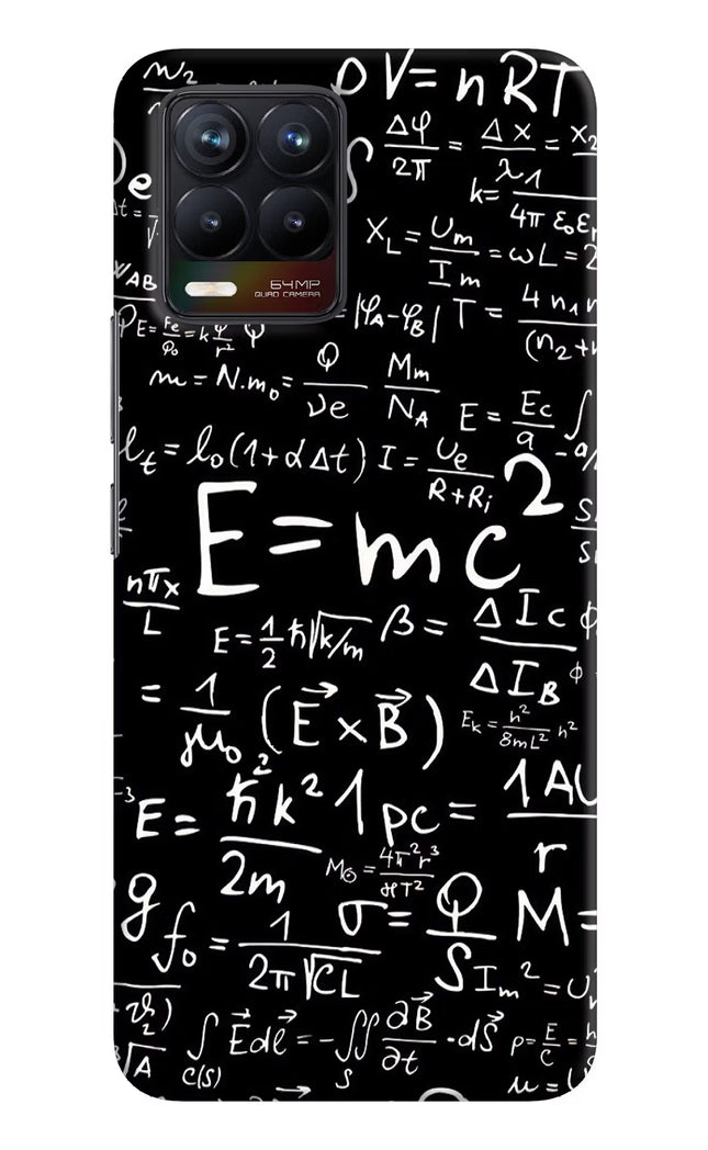 Physics Formula Realme 8/8 Pro (not 5G) Hard Case Back Cover by Casekaro