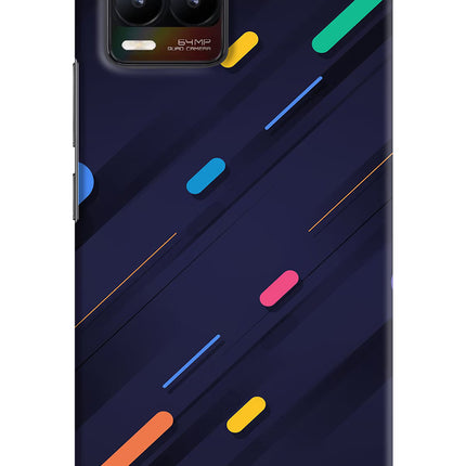 Abstract Design Realme 8/8 Pro (not 5G) Hard Case Back Cover by Casekaro