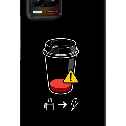 Coffee Realme 8/8 Pro (not 5G) Hard Case Back Cover by Casekaro