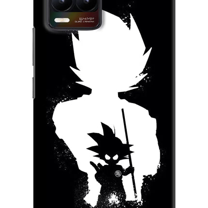 Goku Shadow Realme 8/8 Pro (not 5G) Hard Case Back Cover by Casekaro