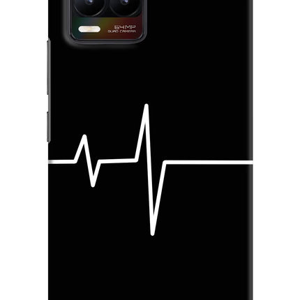 Heart Beats Realme 8/8 Pro (not 5G) Hard Case Back Cover by Casekaro