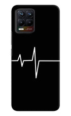 Heart Beats Realme 8/8 Pro (not 5G) Hard Case Back Cover by Casekaro