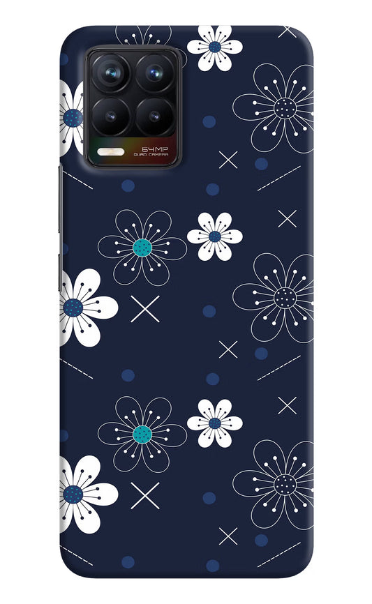 Flowers Realme 8/8 Pro (not 5G) Hard Case Back Cover by Casekaro