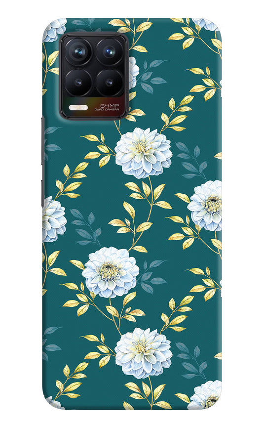 Flowers Realme 8/8 Pro (not 5G) Hard Case Back Cover by Casekaro