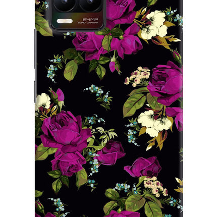 Flowers Realme 8/8 Pro (not 5G) Hard Case Back Cover by Casekaro