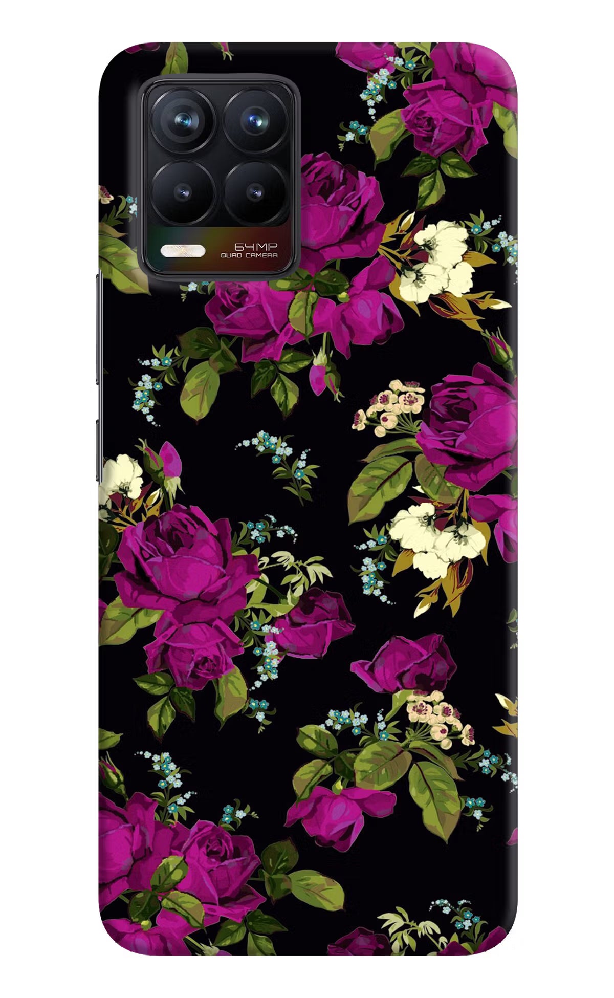 Flowers Realme 8/8 Pro (not 5G) Hard Case Back Cover by Casekaro
