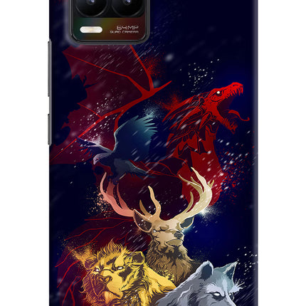 Game Of Thrones Realme 8/8 Pro (not 5G) Hard Case Back Cover by Casekaro