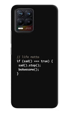 Life Motto Code Realme 8/8 Pro (not 5G) Hard Case Back Cover by Casekaro
