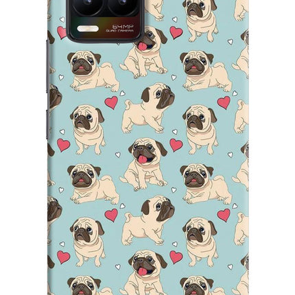 Pug Dog Realme 8/8 Pro (not 5G) Hard Case Back Cover by Casekaro