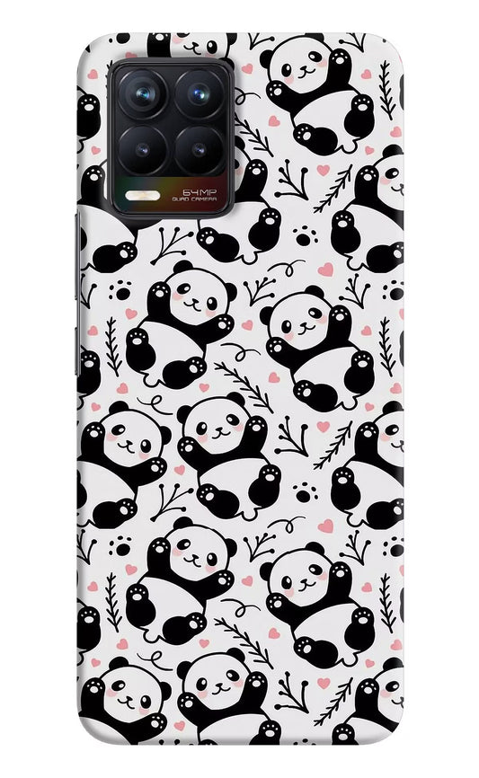 Cute Panda Realme 8/8 Pro (not 5G) Hard Case Back Cover by Casekaro