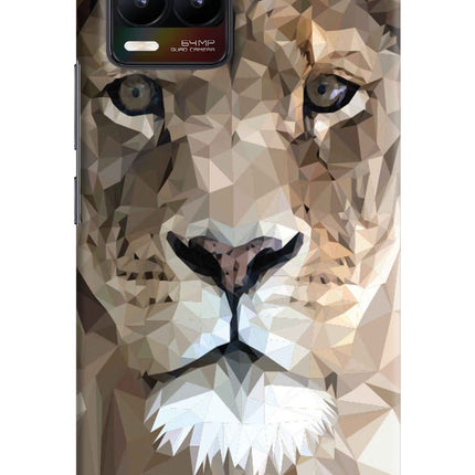 Lion Art Realme 8/8 Pro (not 5G) Hard Case Back Cover by Casekaro