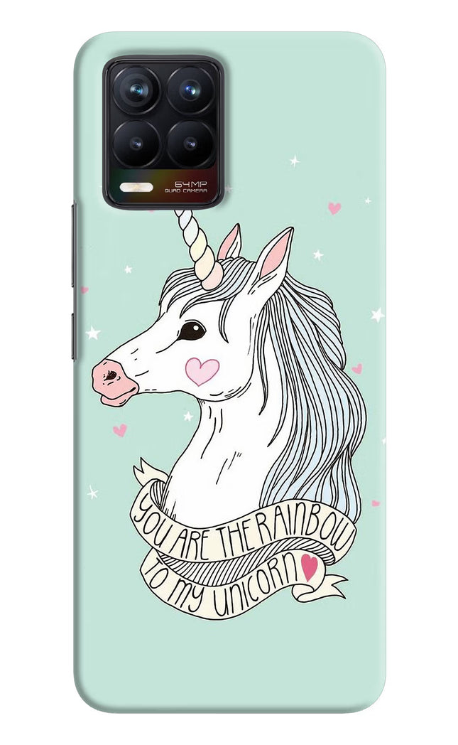 Unicorn Wallpaper Realme 8/8 Pro (not 5G) Hard Case Back Cover by Casekaro