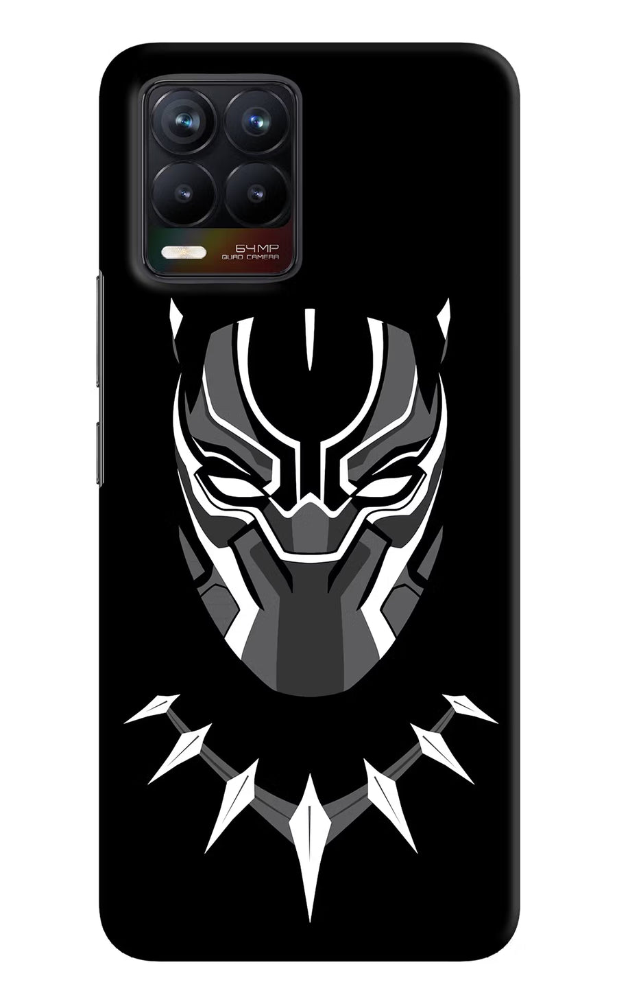 Black Panther Realme 8/8 Pro (not 5G) Back Cover, Hard case