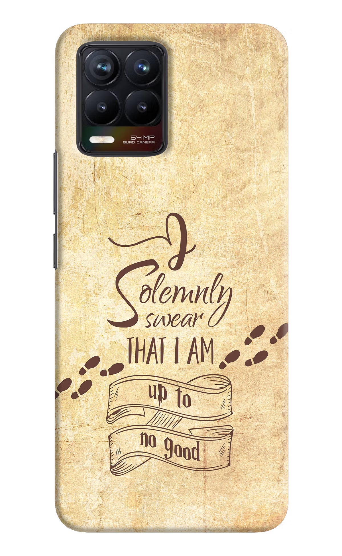 I Solemnly swear that i up to no good Realme 8/8 Pro (not 5G) Hard Case Back Cover by Casekaro