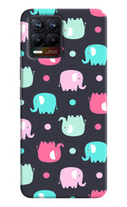 Elephants Realme 8/8 Pro (not 5G) Hard Case Back Cover by Casekaro
