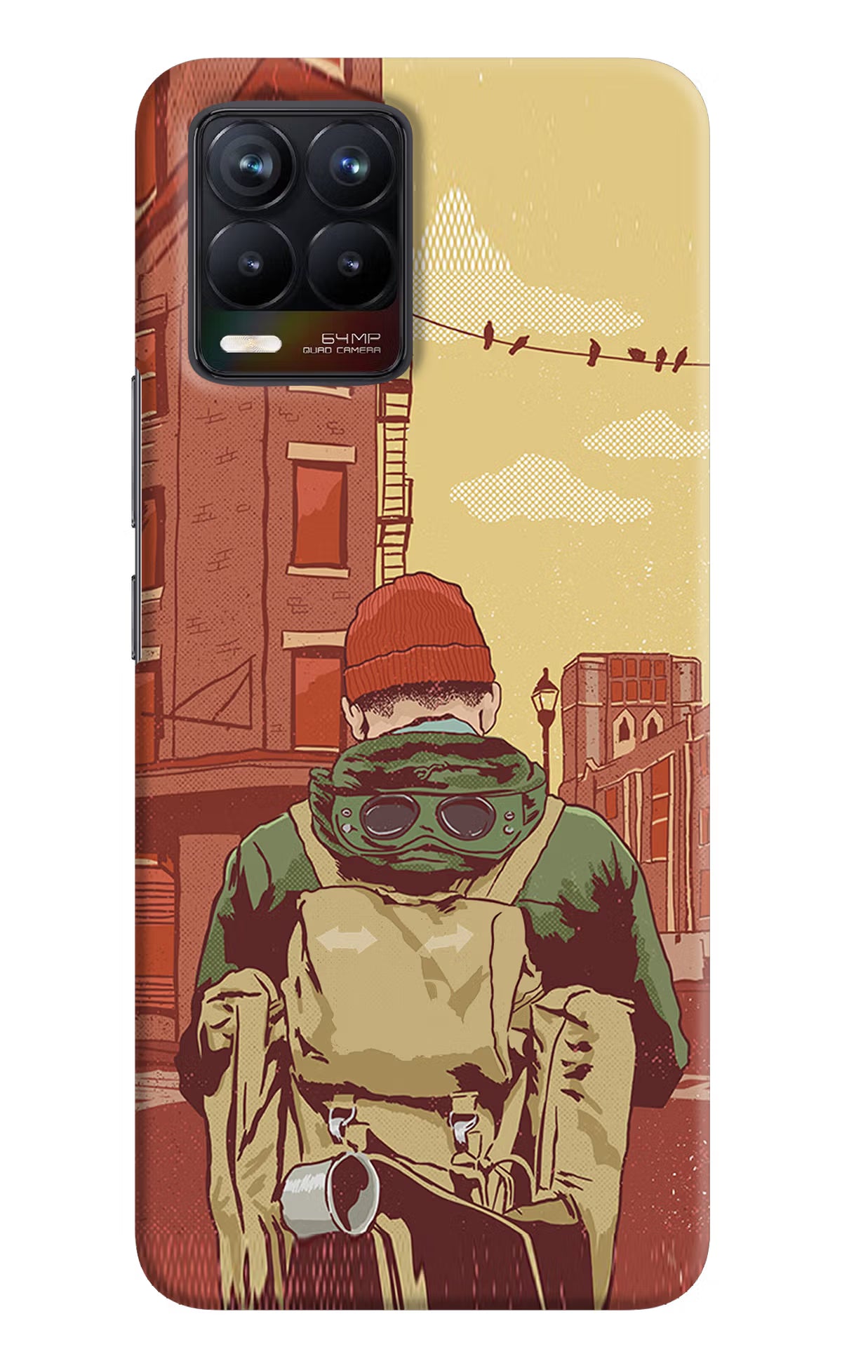 Adventurous Realme 8/8 Pro (not 5G) Hard Case Back Cover by Casekaro