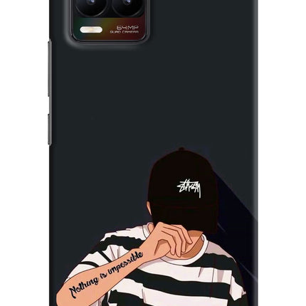 Aesthetic Boy Realme 8/8 Pro (not 5G) Hard Case Back Cover by Casekaro