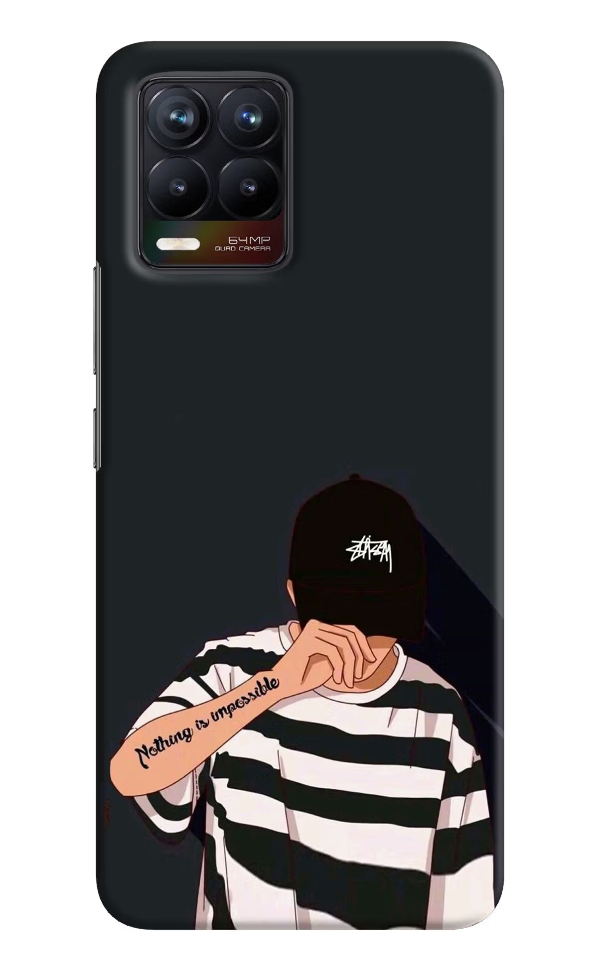 Aesthetic Boy Realme 8/8 Pro (not 5G) Hard Case Back Cover by Casekaro