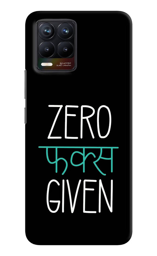 Zero Fucks Given Realme 8/8 Pro (not 5G) Hard Case Back Cover by Casekaro
