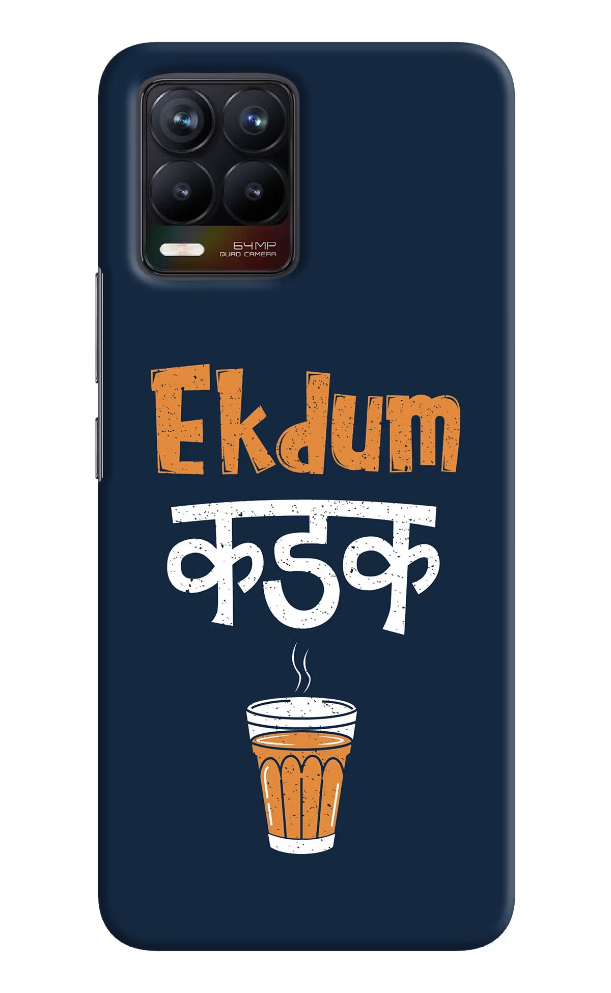 Ekdum Kadak Chai Realme 8/8 Pro (not 5G) Hard Case Back Cover by Casekaro