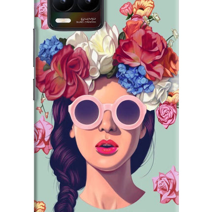 Pretty Girl Realme 8/8 Pro (not 5G) Hard Case Back Cover by Casekaro