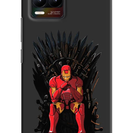 Ironman Throne Realme 8/8 Pro (not 5G) Hard Case Back Cover by Casekaro
