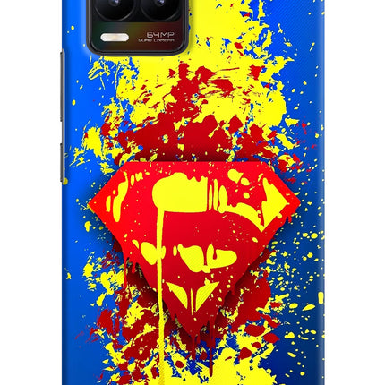 Superman logo Realme 8/8 Pro (not 5G) Hard Case Back Cover by Casekaro