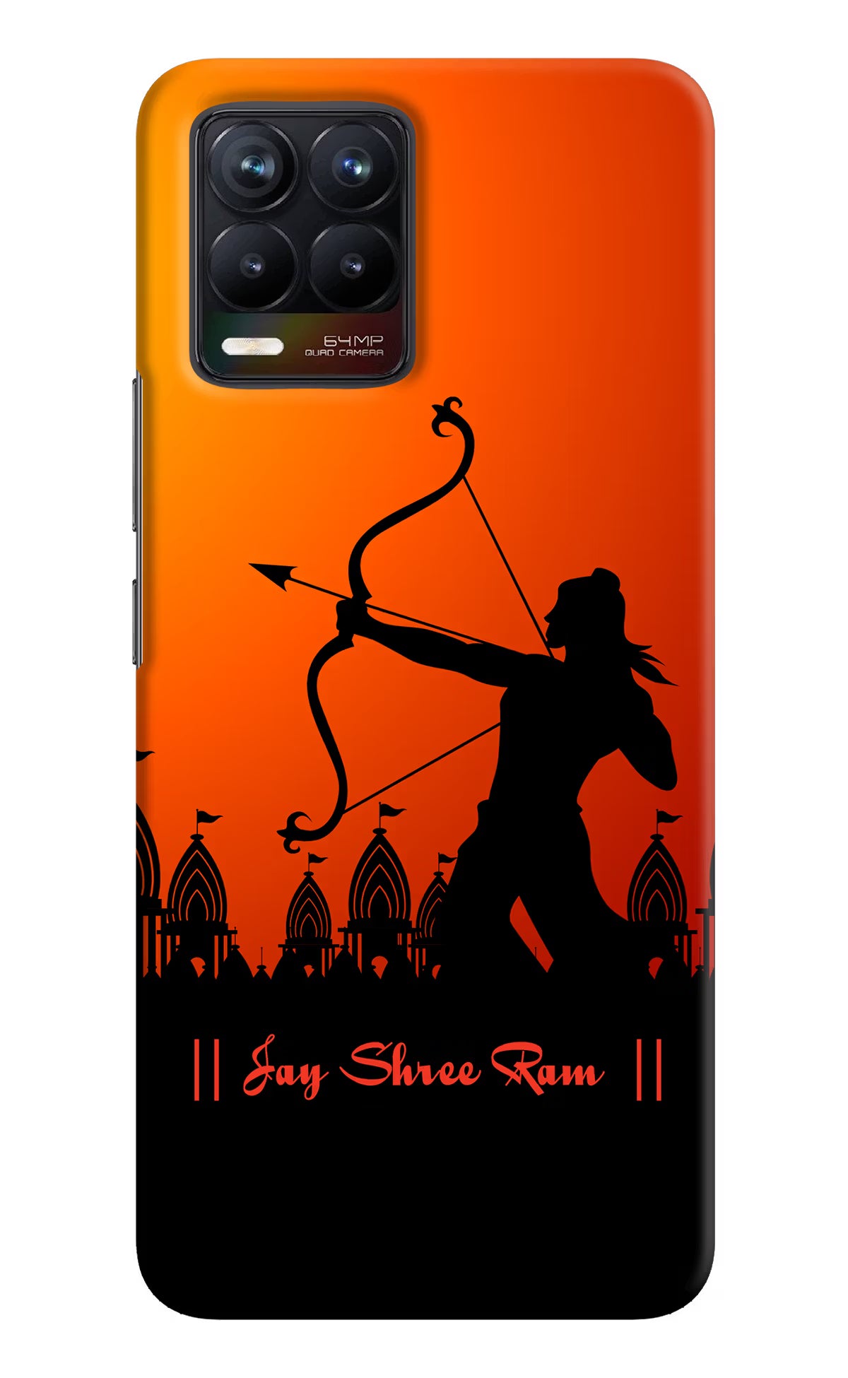Lord Ram - 4 Realme 8/8 Pro (not 5G) Hard Case Back Cover by Casekaro