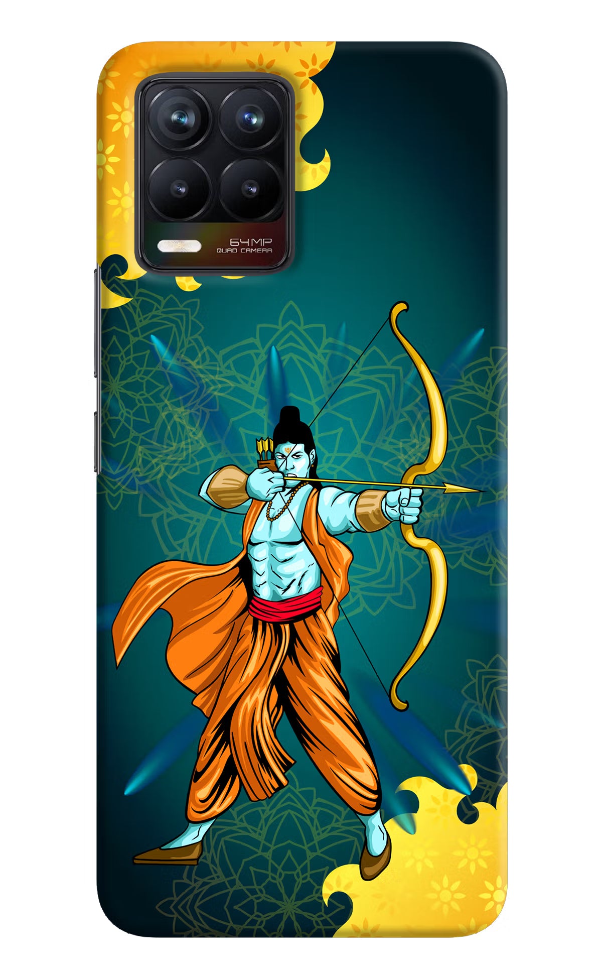 Lord Ram - 6 Realme 8/8 Pro (not 5G) Hard Case Back Cover by Casekaro