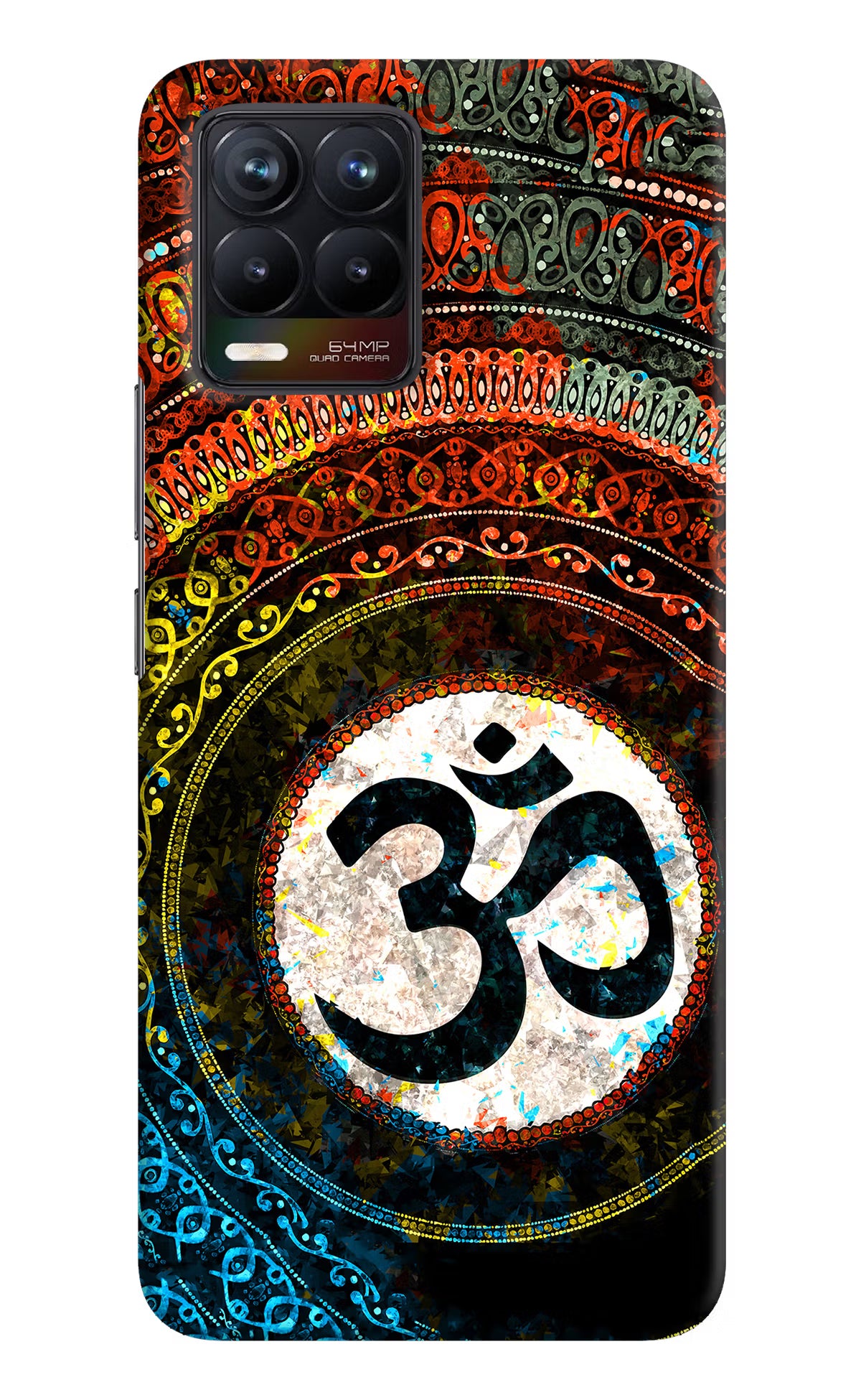Om Cultural Realme 8/8 Pro (not 5G) Hard Case Back Cover by Casekaro