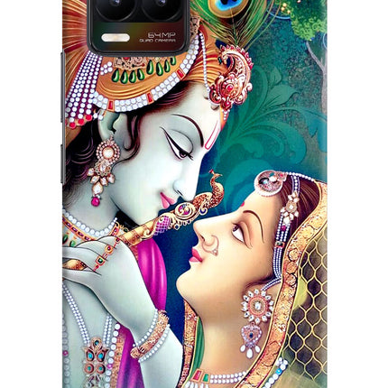 Lord Radha Krishna Realme 8/8 Pro (not 5G) Hard Case Back Cover by Casekaro