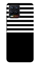 Black and White Print Realme 8/8 Pro (not 5G) Hard Case Back Cover by Casekaro