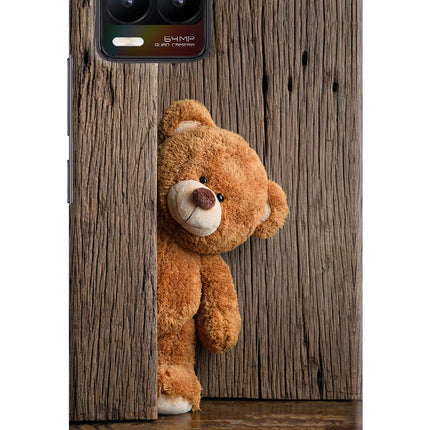 Teddy Wooden Realme 8/8 Pro (not 5G) Hard Case Back Cover by Casekaro
