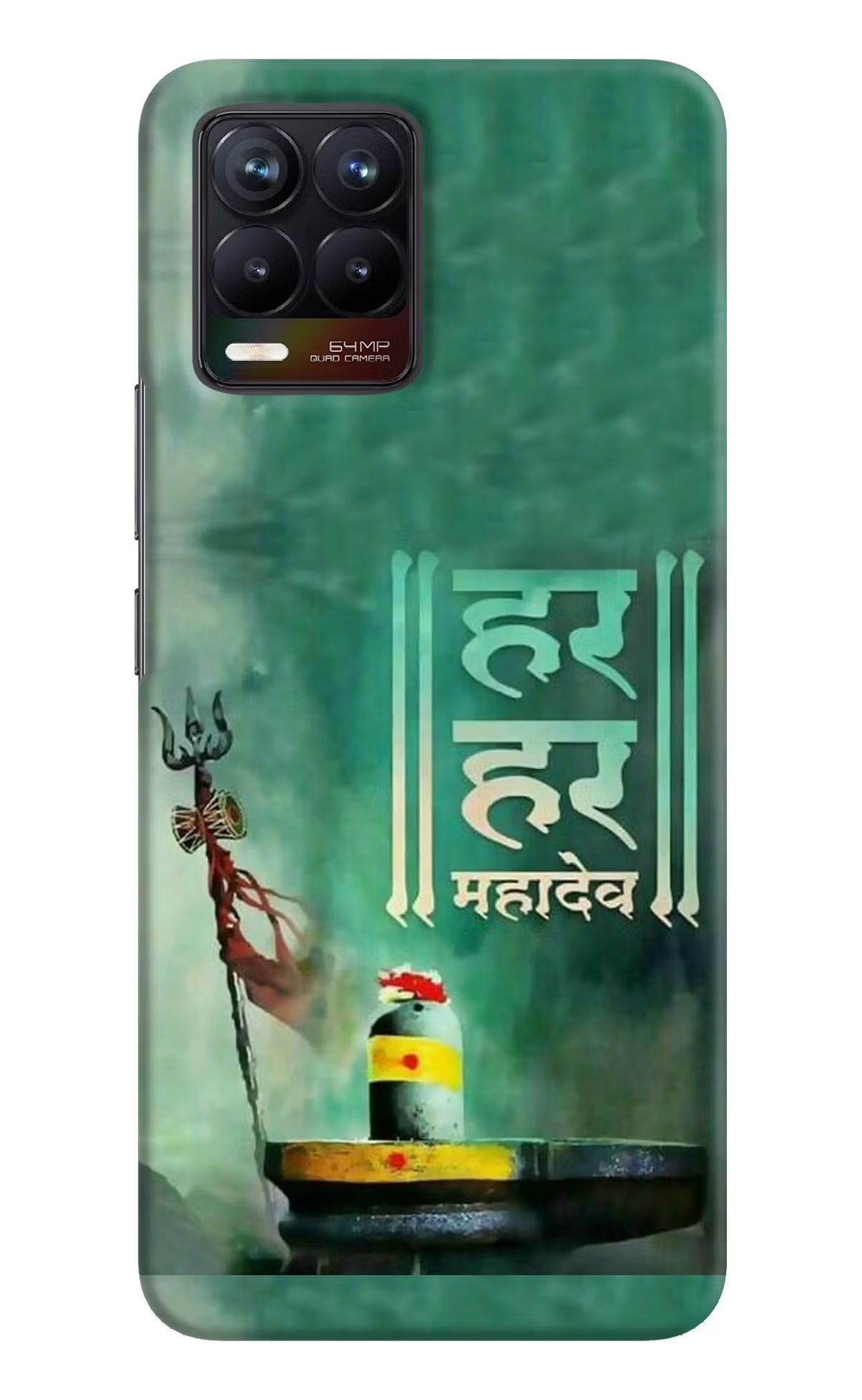 Har Har Mahadev Shivling Realme 8/8 Pro (not 5G) Hard Case Back Cover by Casekaro