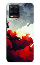 Fire Cloud Realme 8/8 Pro (not 5G) Hard Case Back Cover by Casekaro