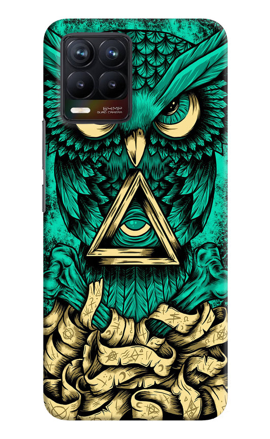 Green Owl Realme 8/8 Pro (not 5G) Hard Case Back Cover by Casekaro