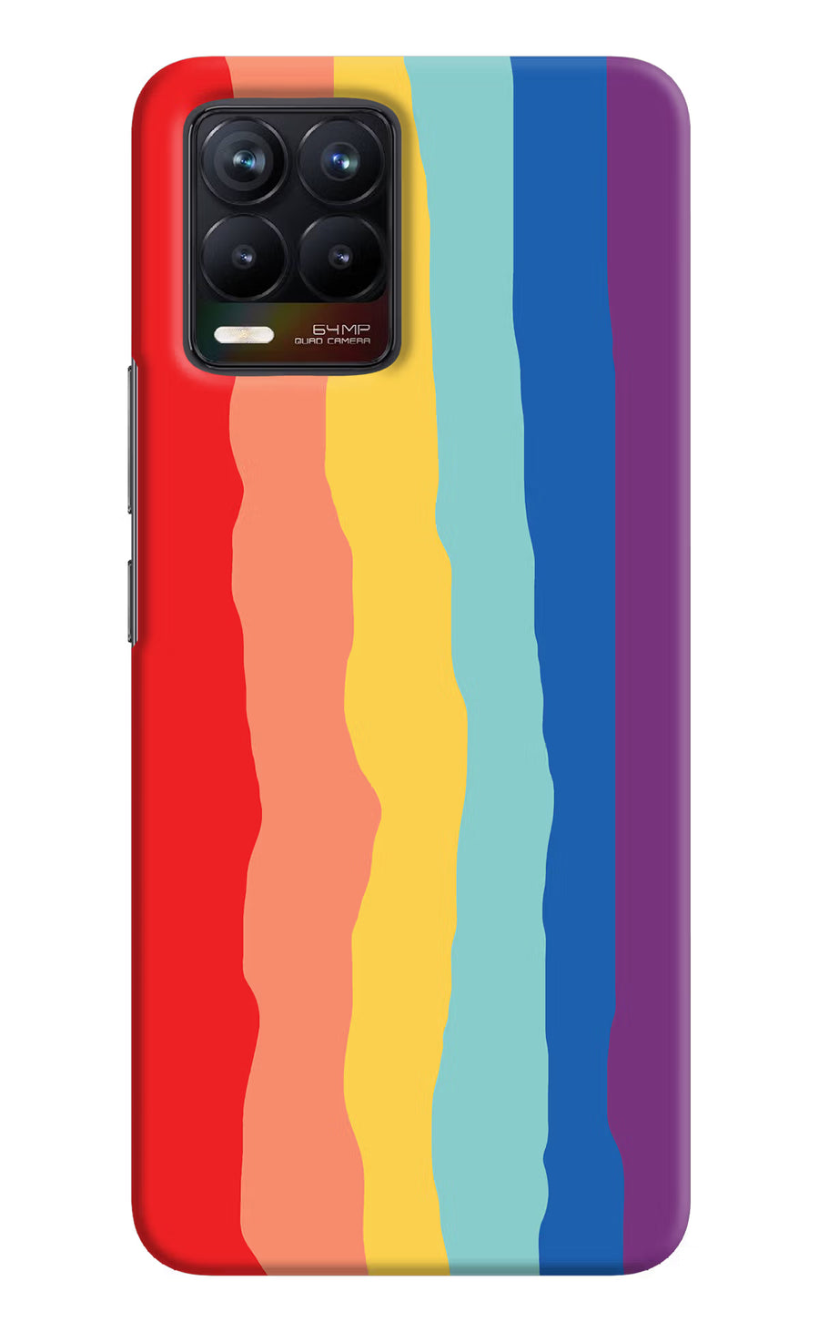 Rainbow Realme 8/8 Pro (not 5G) Back Cover, Hard case
