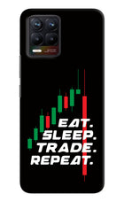 Eat Sleep Trade Repeat Realme 8/8 Pro (not 5G) Hard Case Back Cover by Casekaro