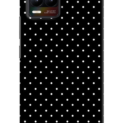 White Dots Realme 8/8 Pro (not 5G) Hard Case Back Cover by Casekaro