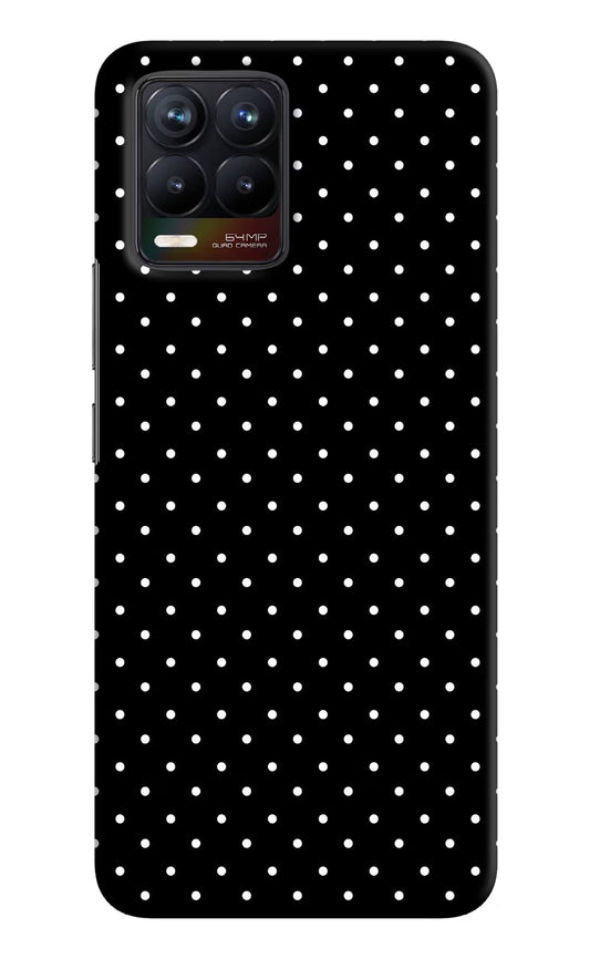 White Dots Realme 8/8 Pro (not 5G) Hard Case Back Cover by Casekaro