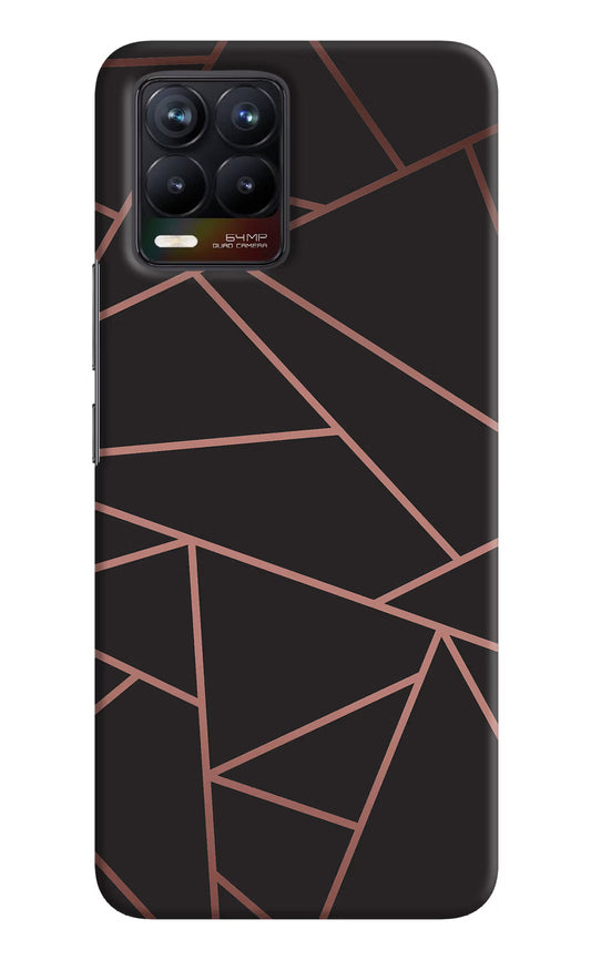 Geometric Pattern Realme 8/8 Pro (not 5G) Hard Case Back Cover by Casekaro