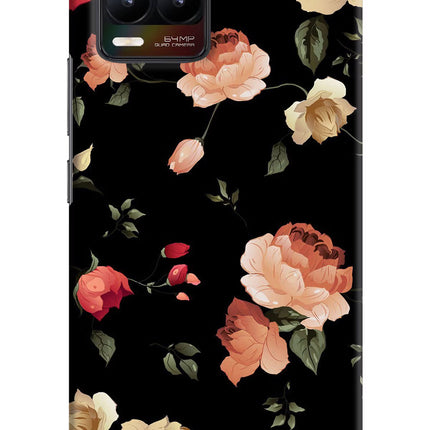 Flowers Realme 8/8 Pro (not 5G) Hard Case Back Cover by Casekaro