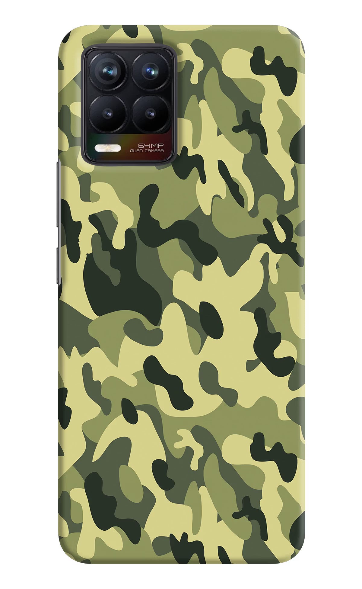 Camouflage Realme 8/8 Pro (not 5G) Hard Case Back Cover by Casekaro