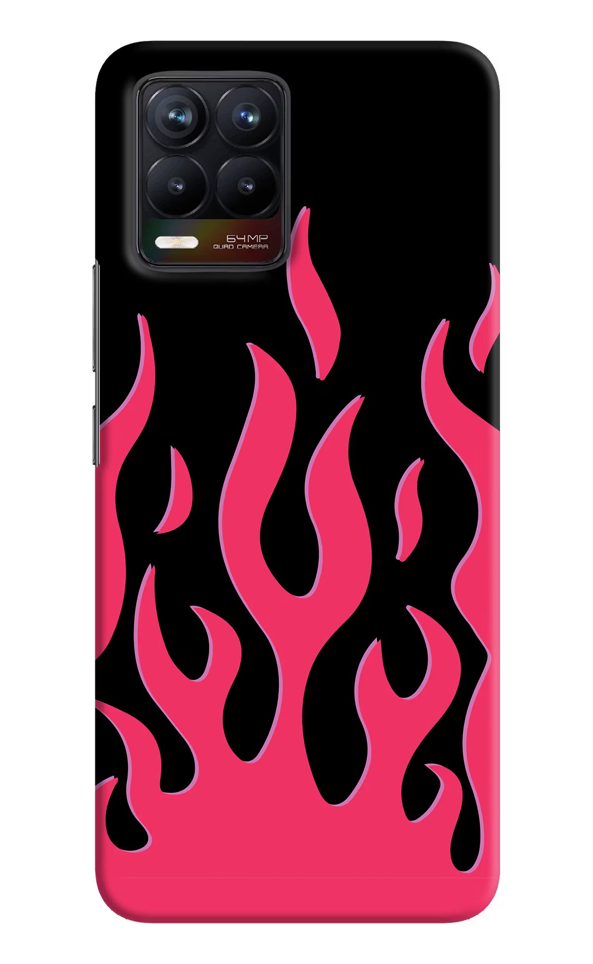 Fire Flames Realme 8/8 Pro (not 5G) Hard Case Back Cover by Casekaro