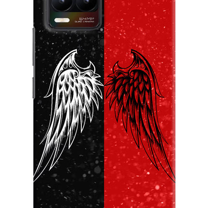 Wings Realme 8/8 Pro (not 5G) Hard Case Back Cover by Casekaro
